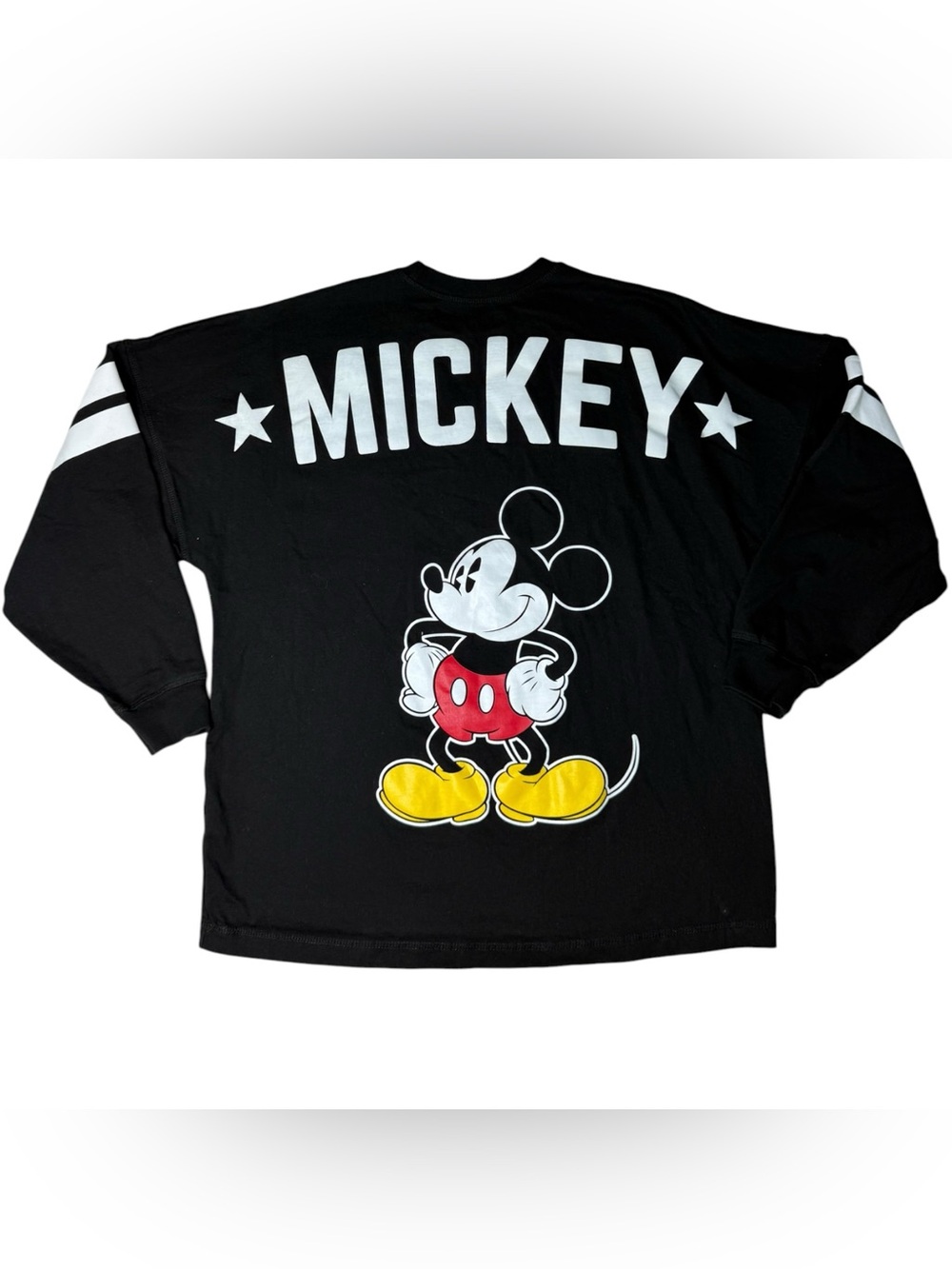 Disney Mickey Mouse Black Long Sleeve Shirt Men’s M Jerry Leigh